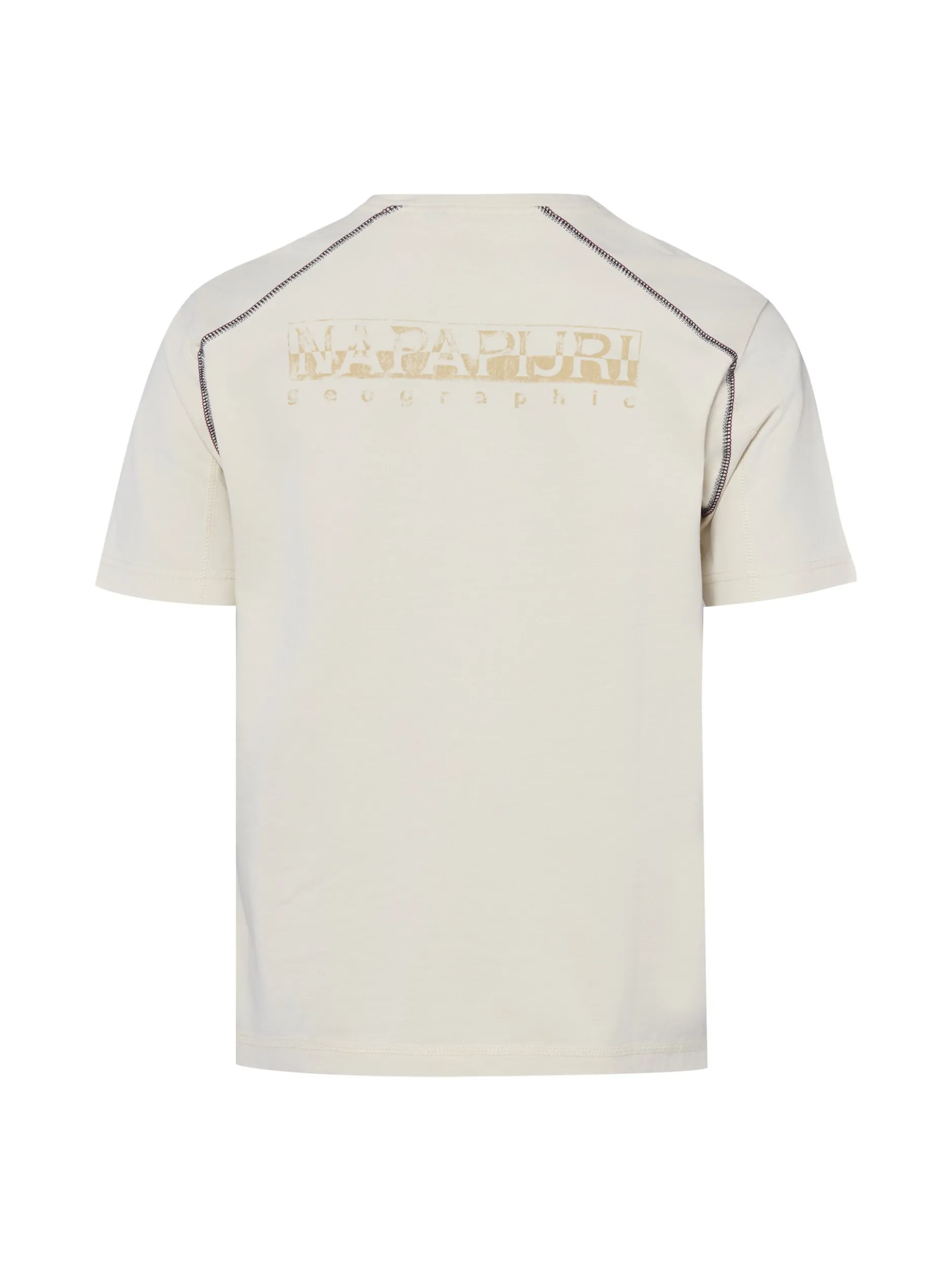 Napapijri Herren T-Shirt - S-Reflect SS in beige rot