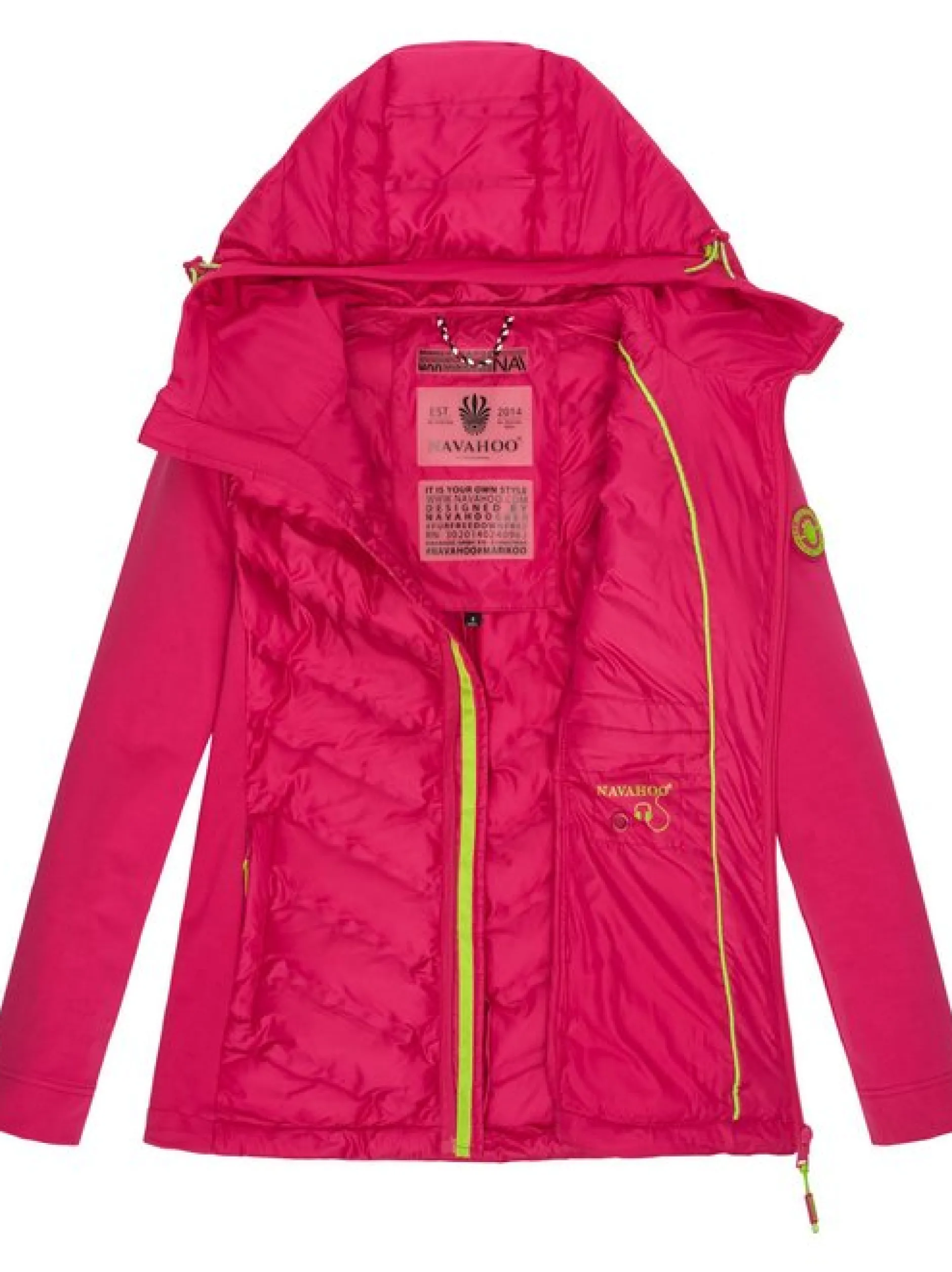 Navahoo Damen Übergangsjacke - Nimm Mich Mit in pink