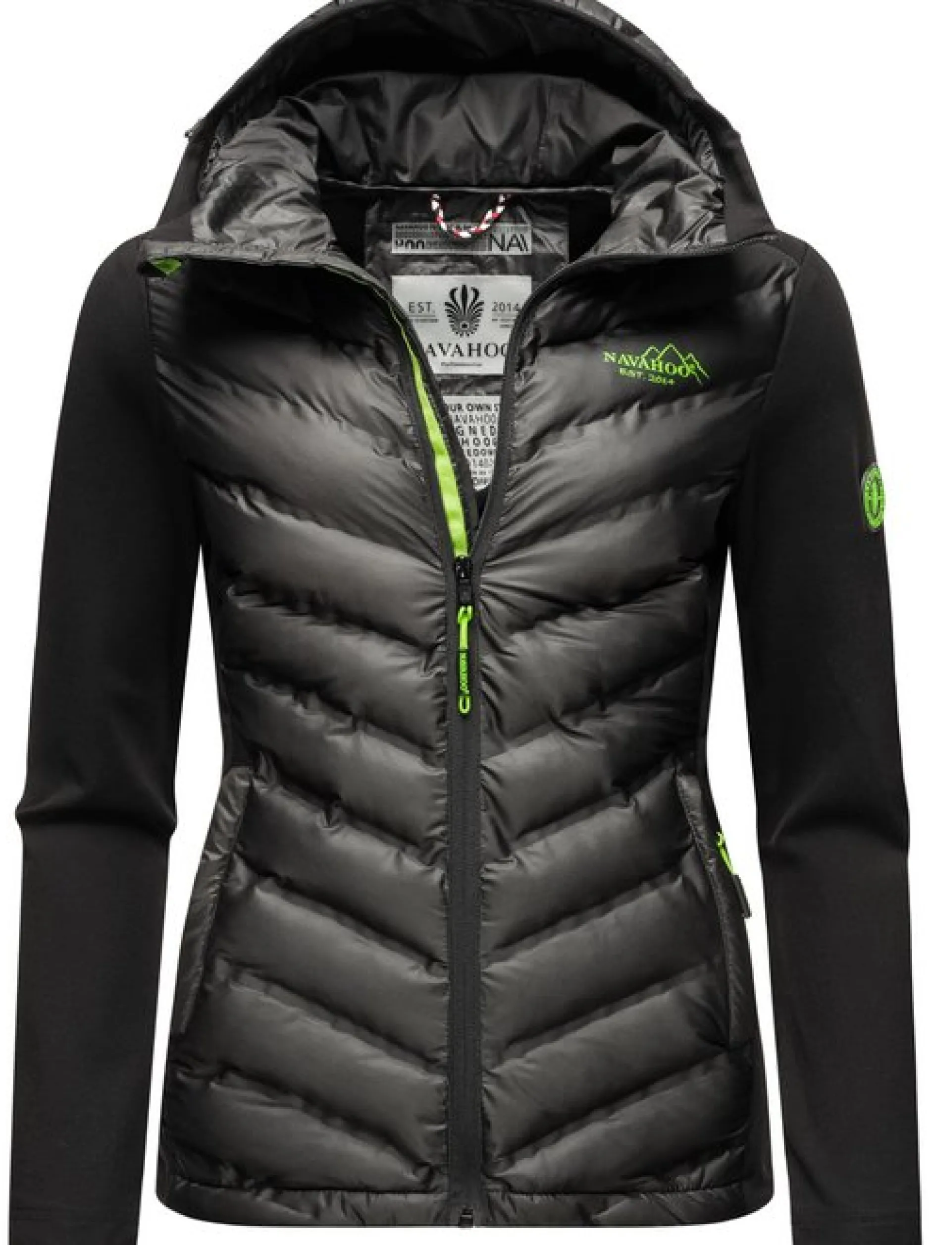 Navahoo Damen Übergangsjacke - Nimm Mich Mit in schwarz