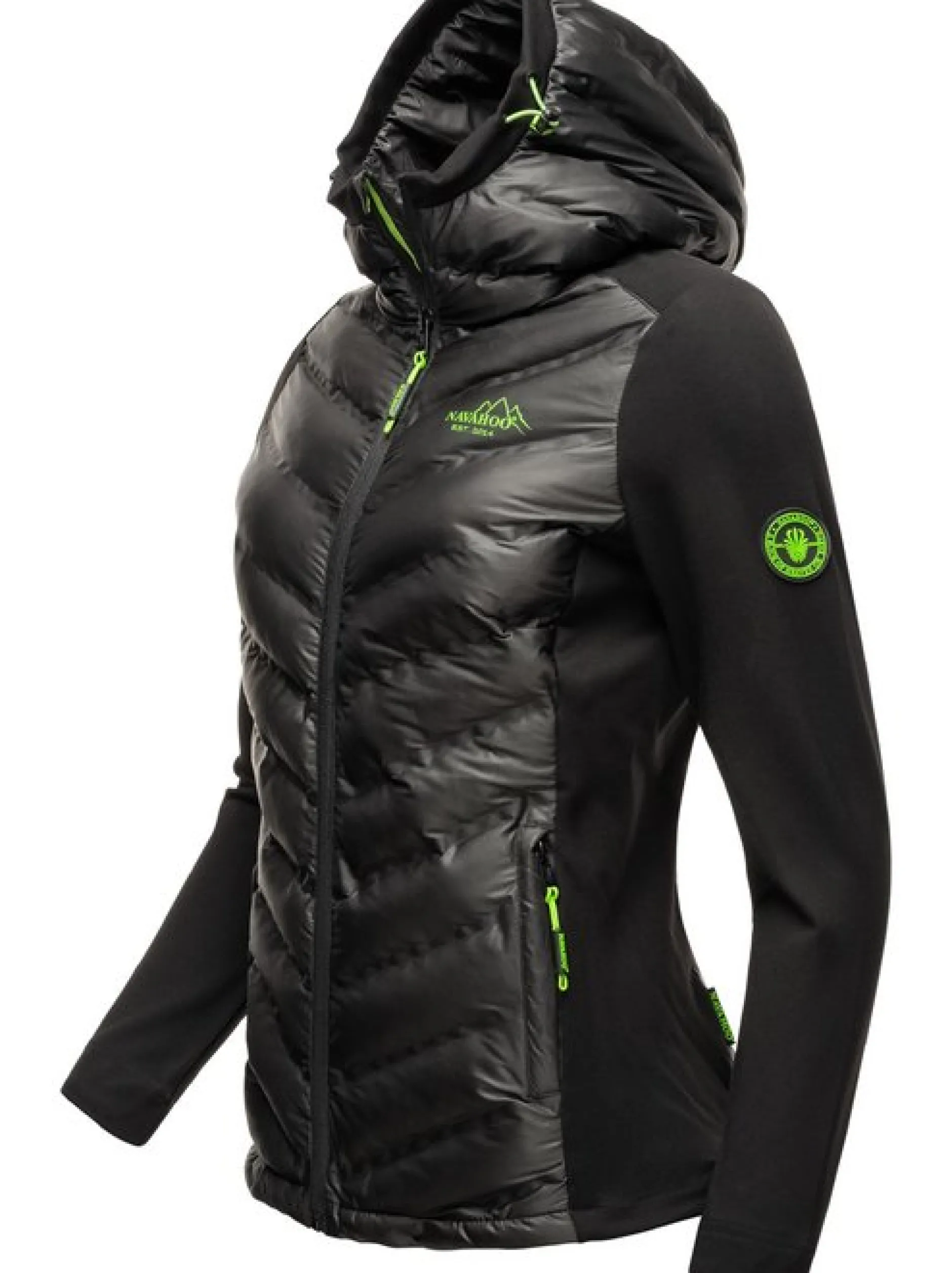 Navahoo Damen Übergangsjacke - Nimm Mich Mit in schwarz