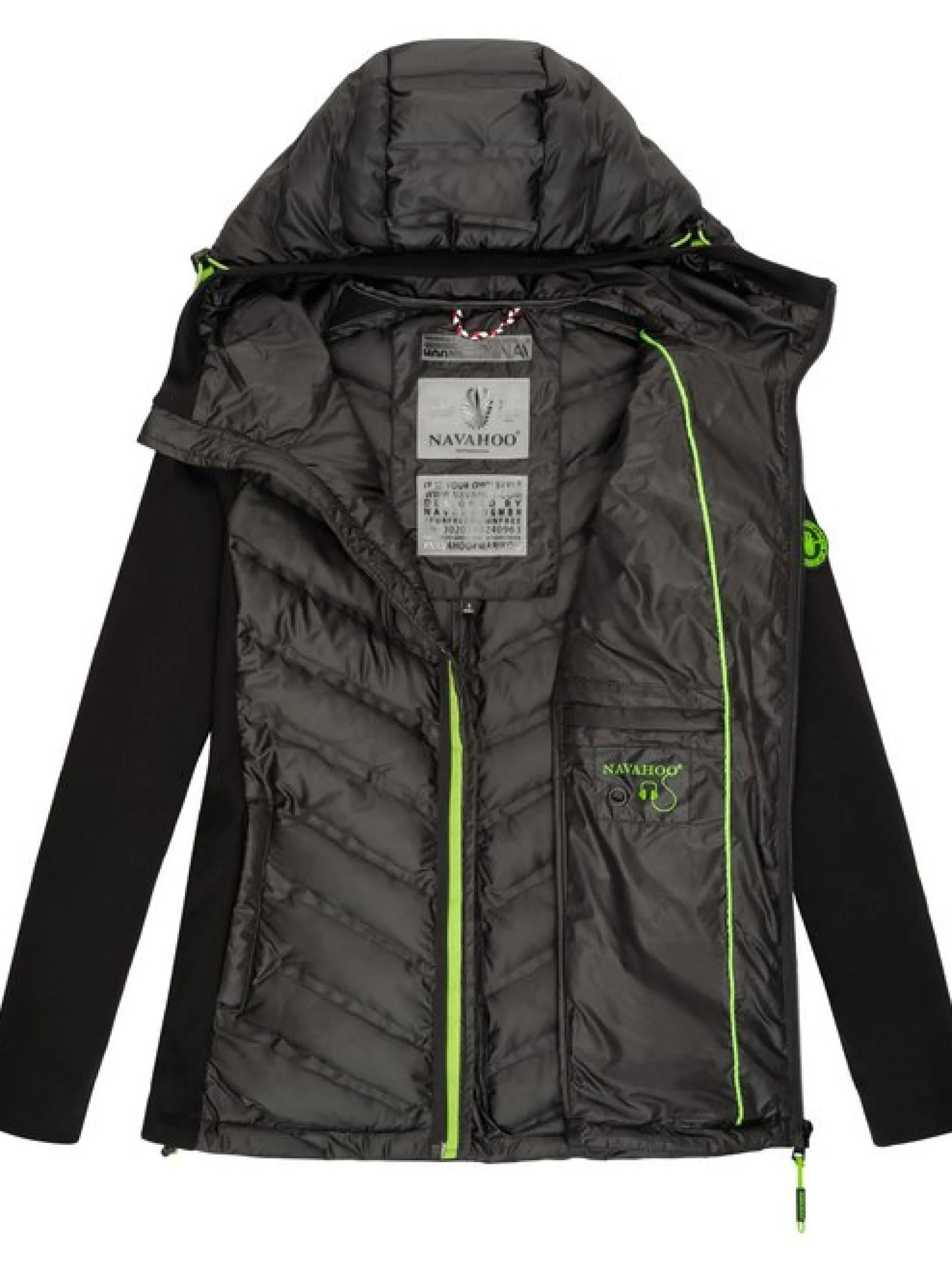 Navahoo Damen Übergangsjacke - Nimm Mich Mit in schwarz
