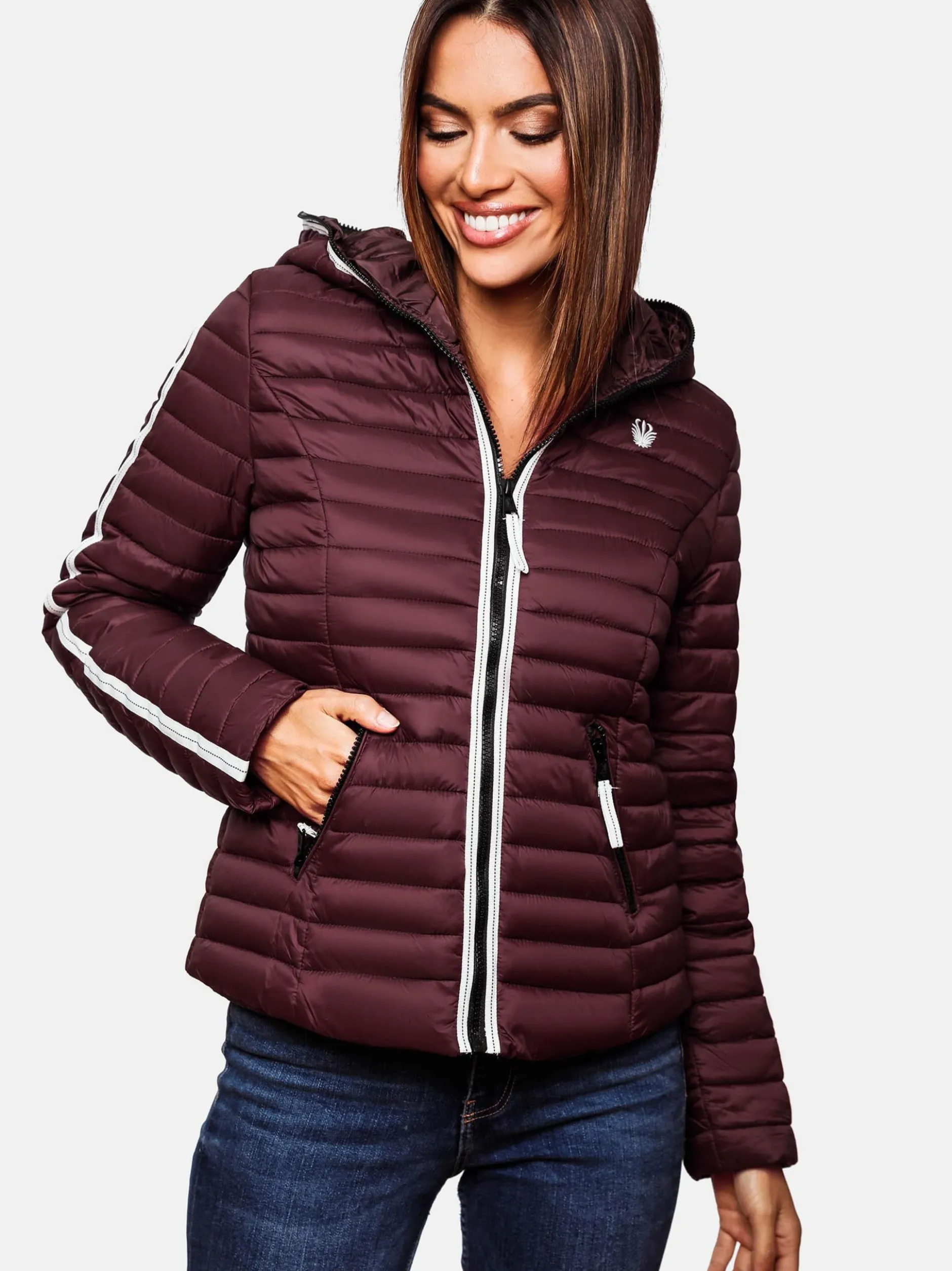 Navahoo Damen Übergangsjacke - Kimuk Prc in bordeaux