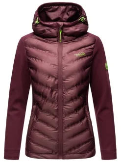 Navahoo Damen Übergangsjacke - Nimm Mich Mit in aubergine