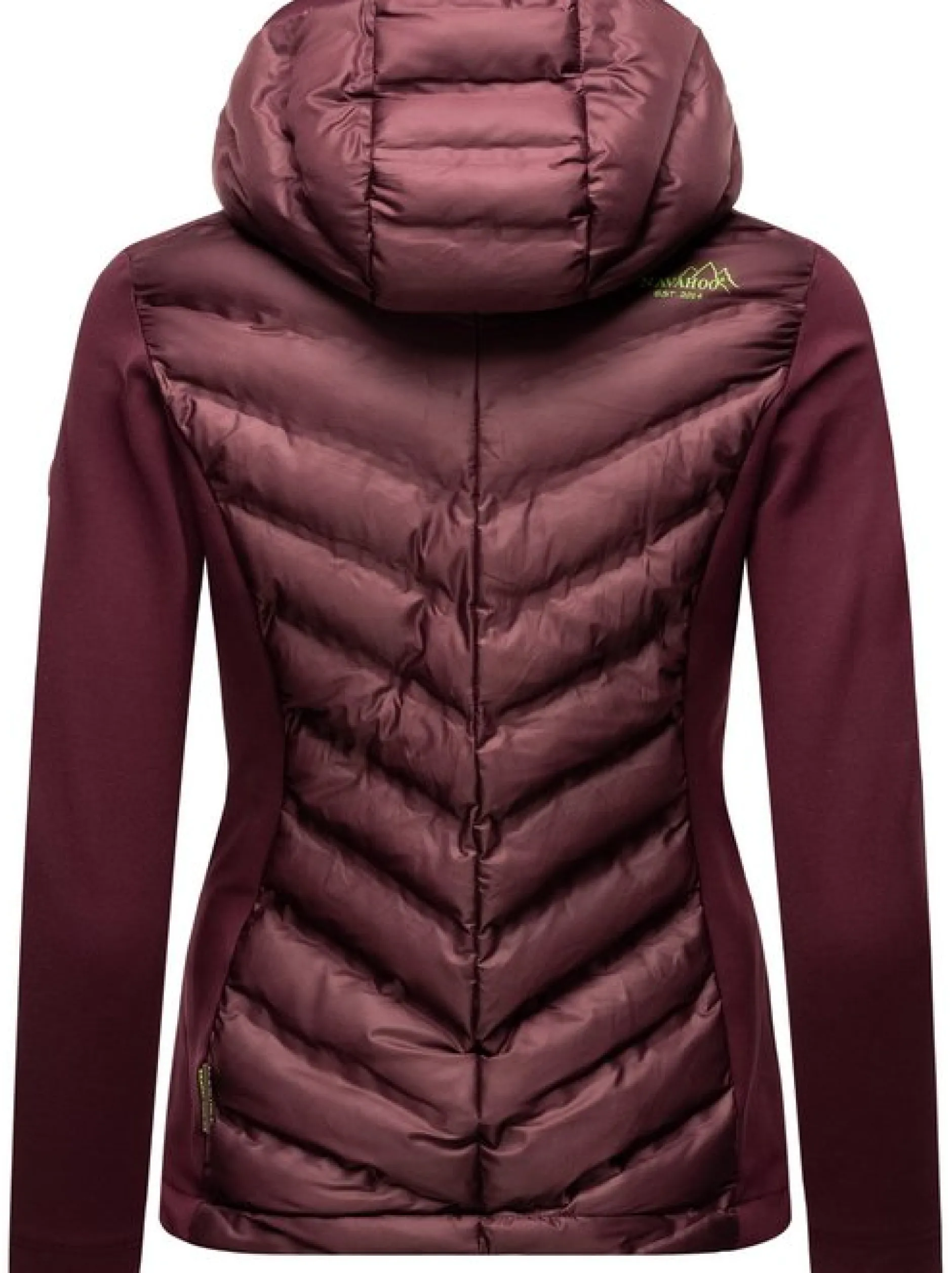 Navahoo Damen Übergangsjacke - Nimm Mich Mit in aubergine