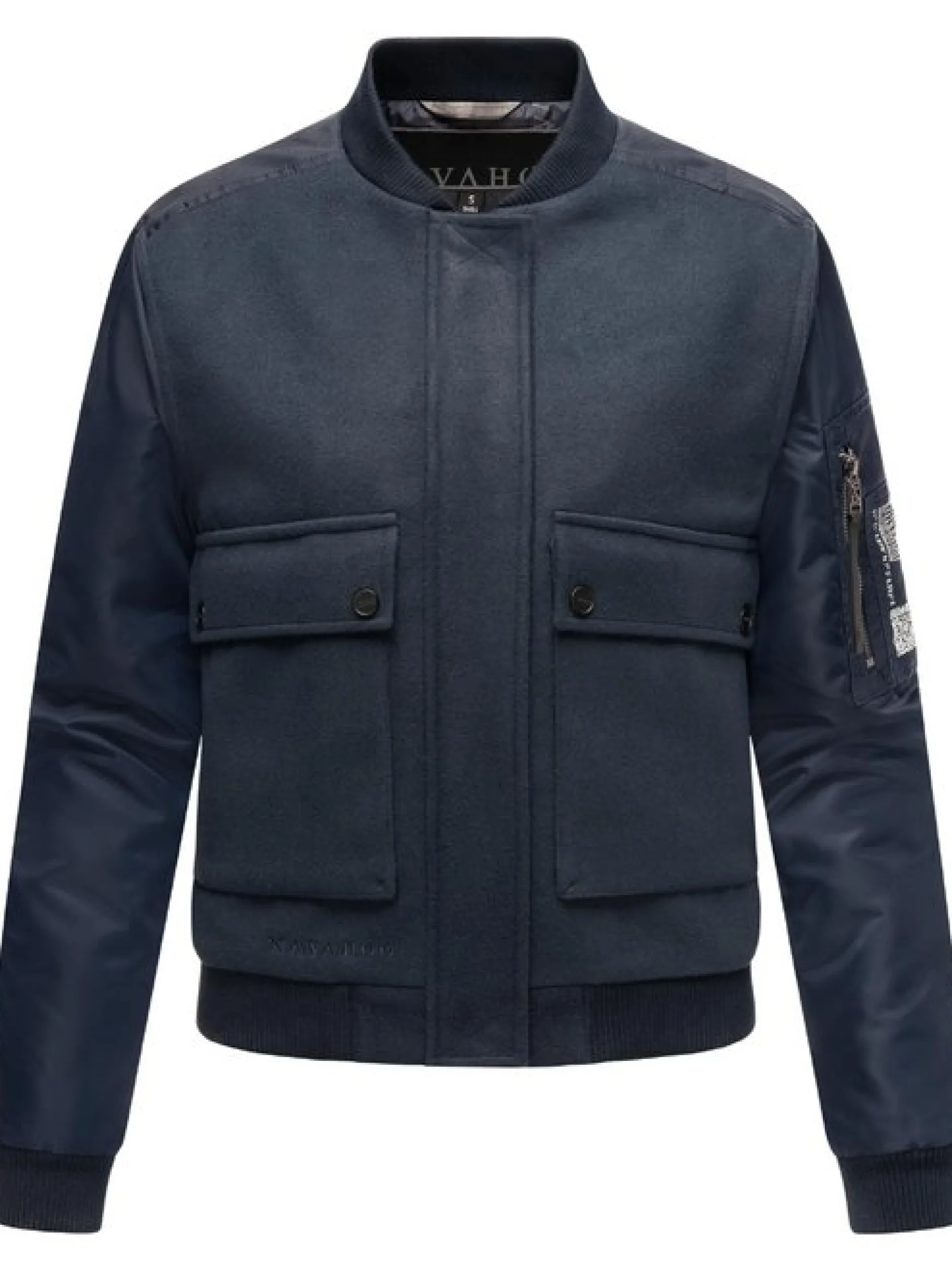Navahoo Damen Bomberjacke - Willstehaben 14 in marine