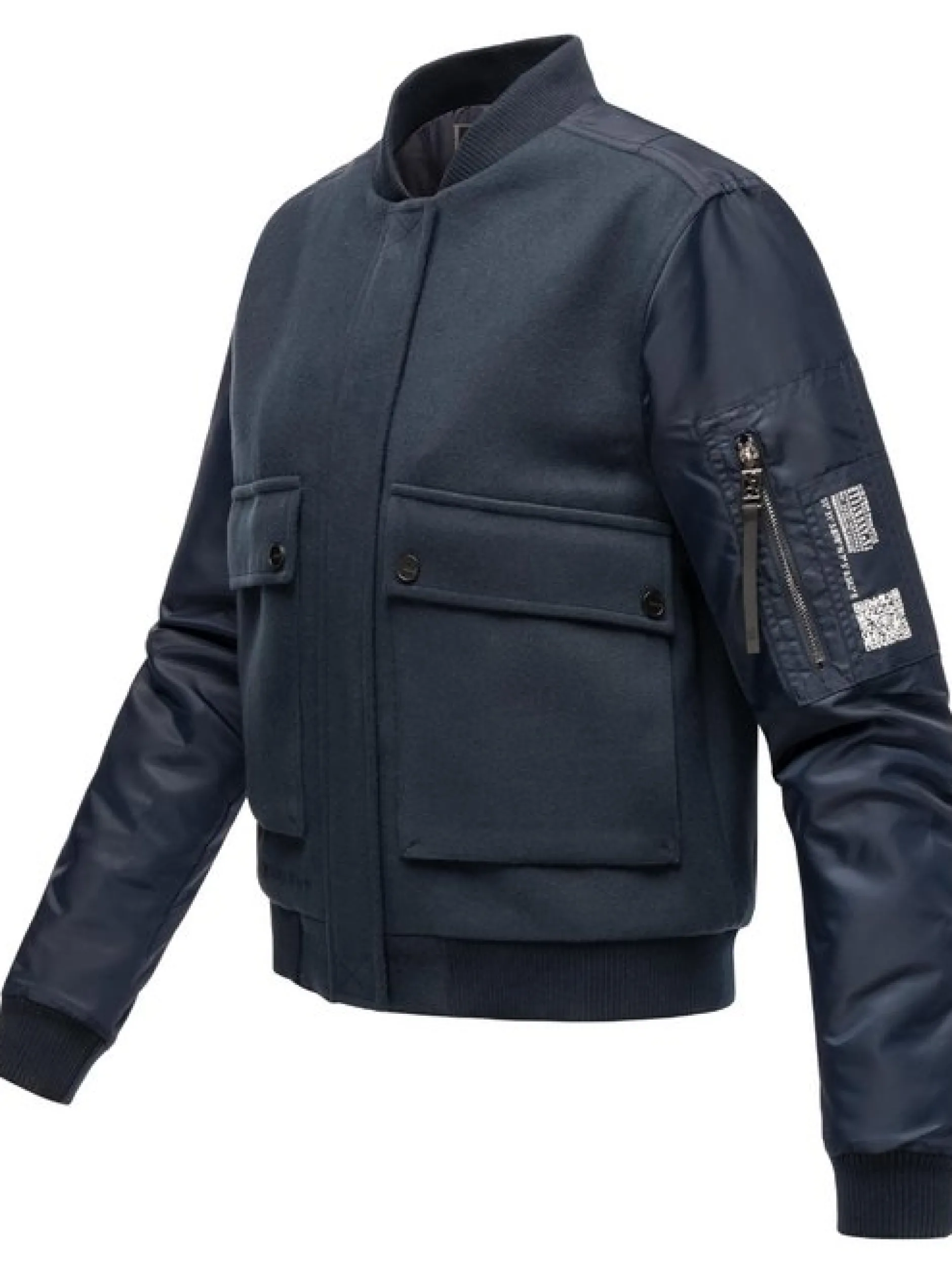 Navahoo Damen Bomberjacke - Willstehaben 14 in marine