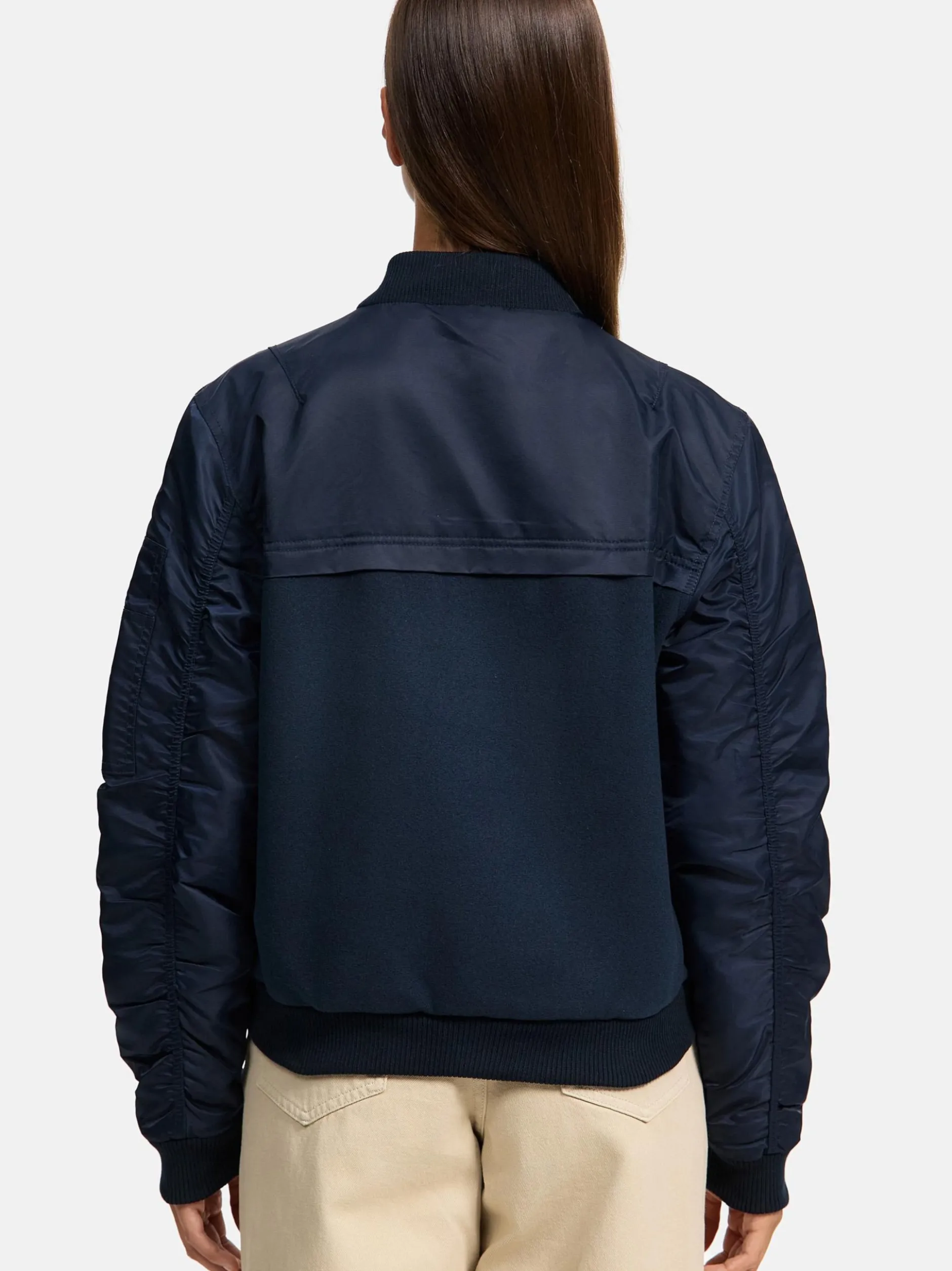 Navahoo Damen Bomberjacke - Willstehaben 14 in marine