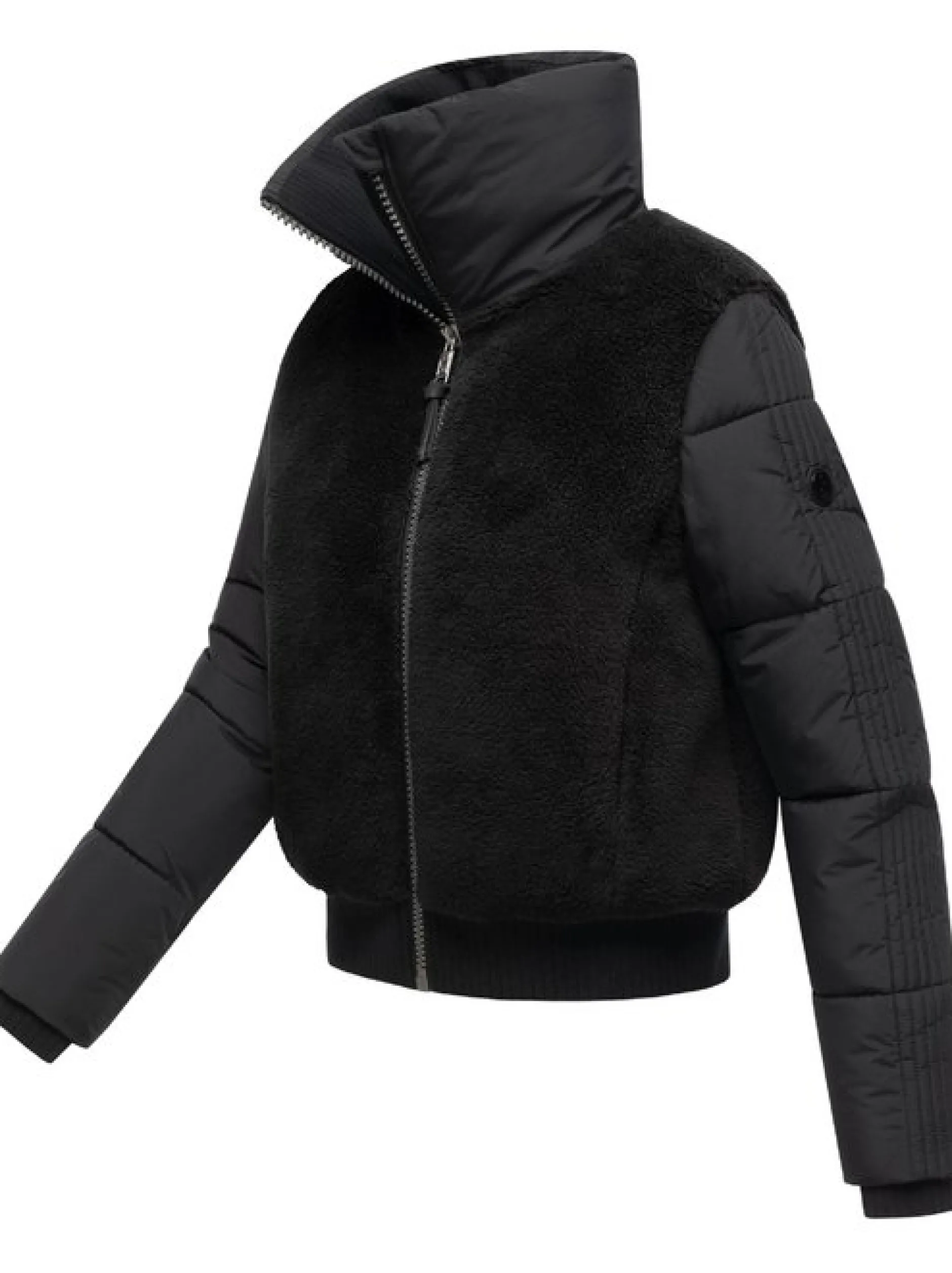 Navahoo Damen Fleecejacke - Teddyzone 14 in schwarz