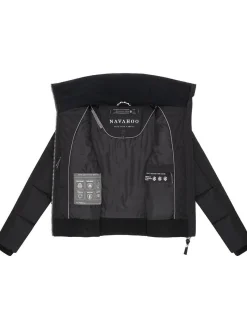 Navahoo Damen Fleecejacke - Teddyzone 14 in schwarz