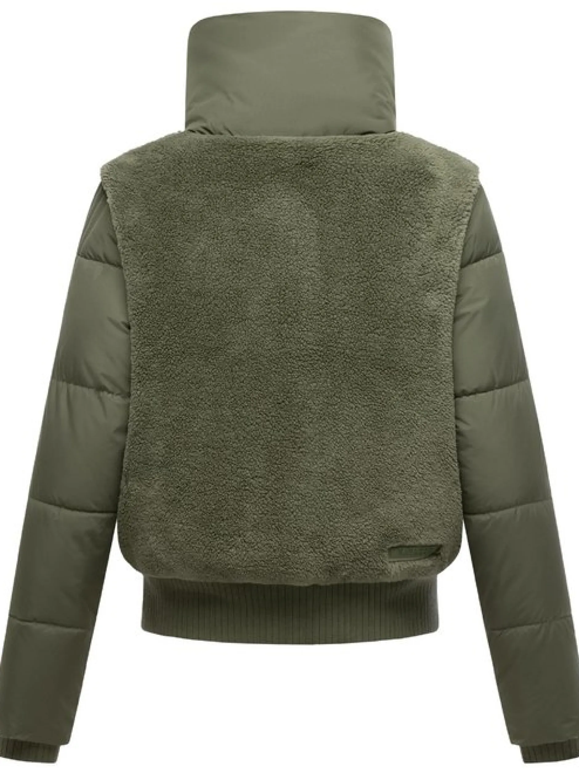 Navahoo Damen Fleecejacke - Teddyzone 14 in oliv