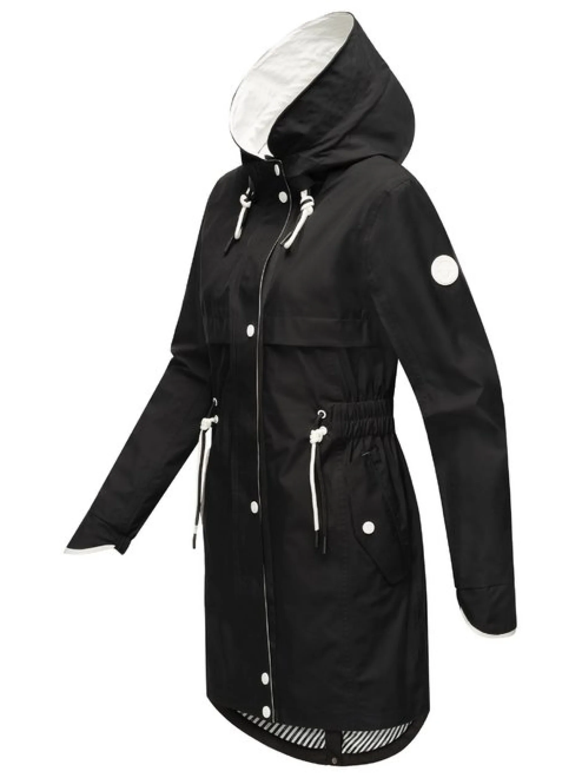 Navahoo Damen Kurzmantel - Xankaa in schwarz