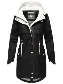Navahoo Damen Kurzmantel - Xankaa in schwarz