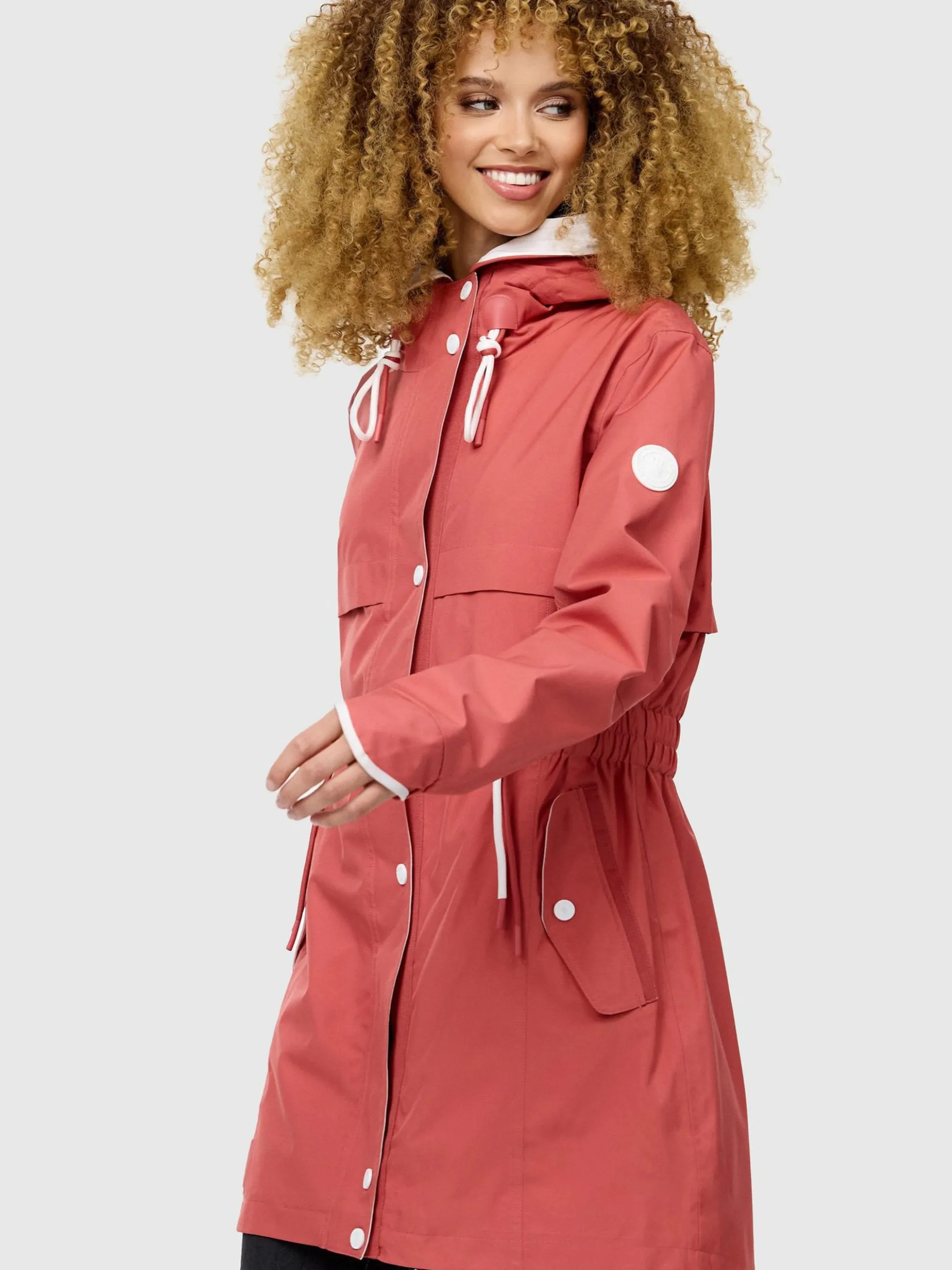 Navahoo Damen Kurzmantel - Xankaa in rot