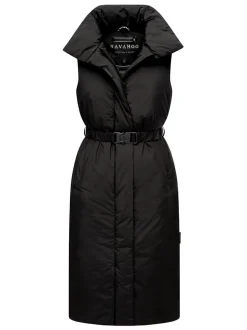 Navahoo Damen Longweste - Abendlied XIV in schwarz