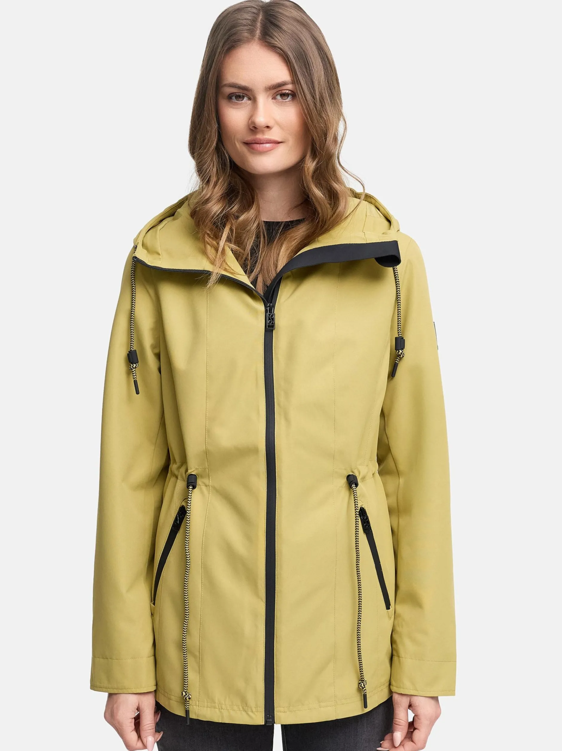 Navahoo Damen Outdoorjacke - Blumentanz 14 in khaki