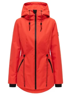 Navahoo Damen Outdoorjacke - Blumentanz 14 in orange