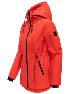 Navahoo Damen Outdoorjacke - Blumentanz 14 in orange
