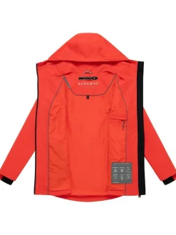 Navahoo Damen Outdoorjacke - Blumentanz 14 in orange