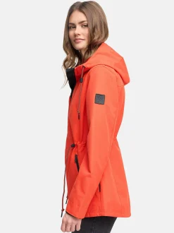 Navahoo Damen Outdoorjacke - Blumentanz 14 in orange