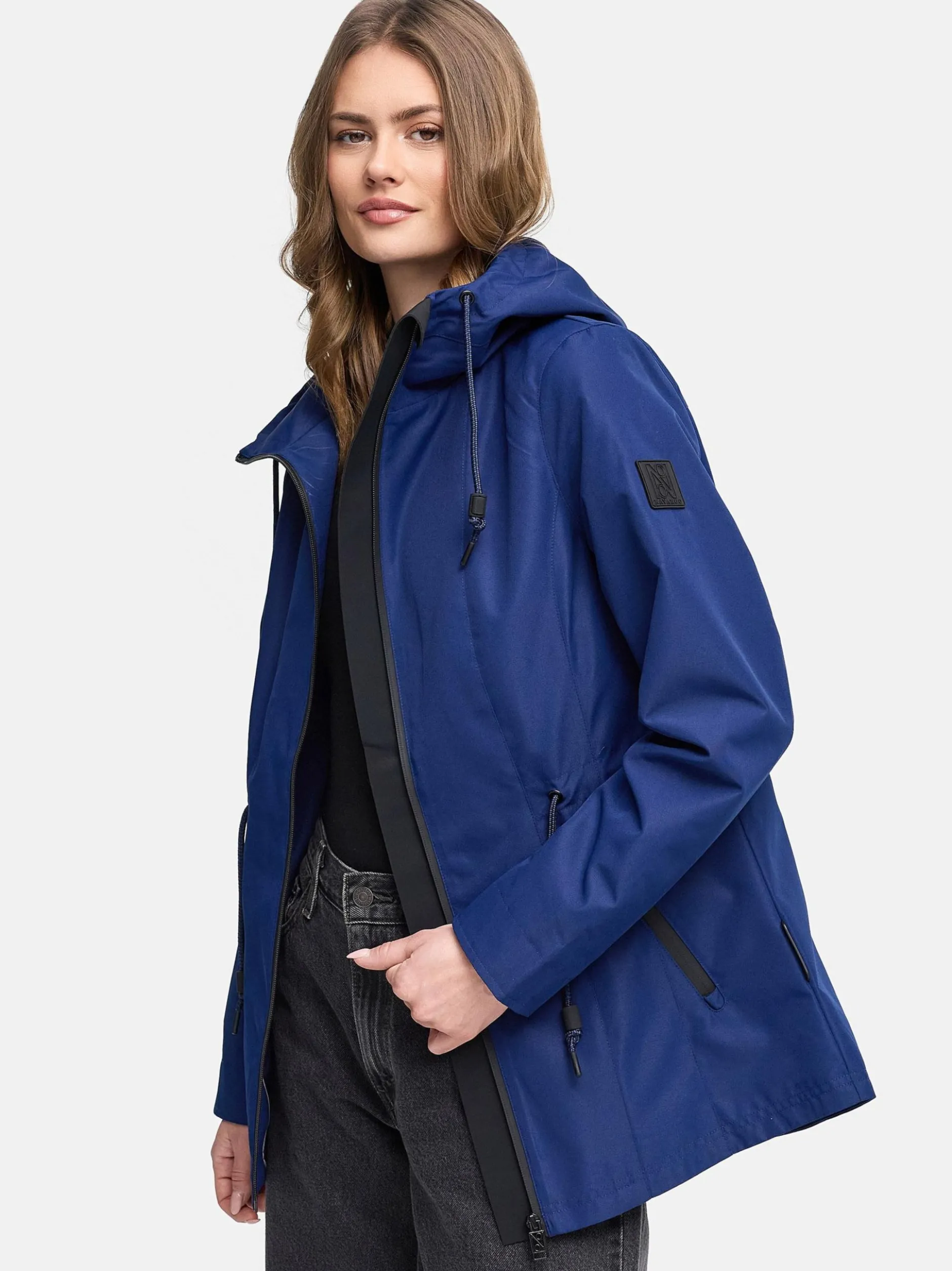 Navahoo Damen Outdoorjacke - Blumentanz 14 in marine