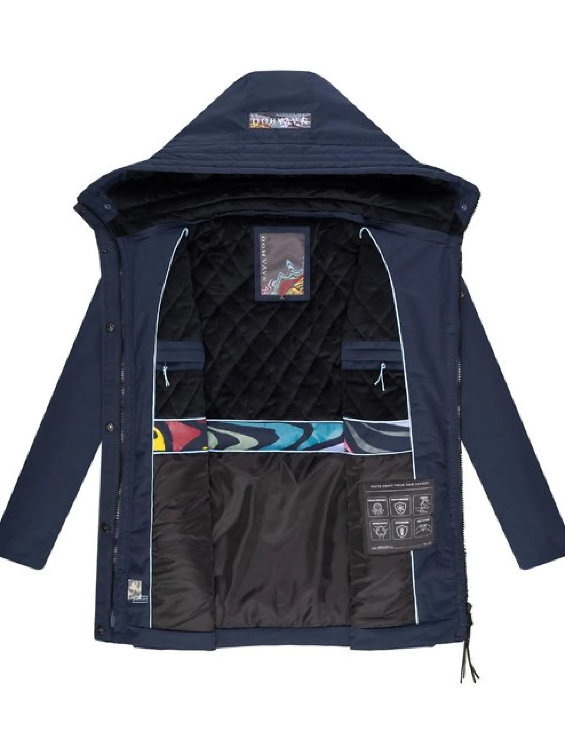 Navahoo Damen Parka - Eishauch 14 in marine