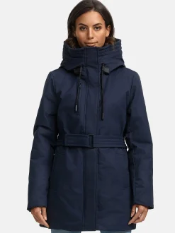 Navahoo Damen Parka - Eishauch 14 in marine
