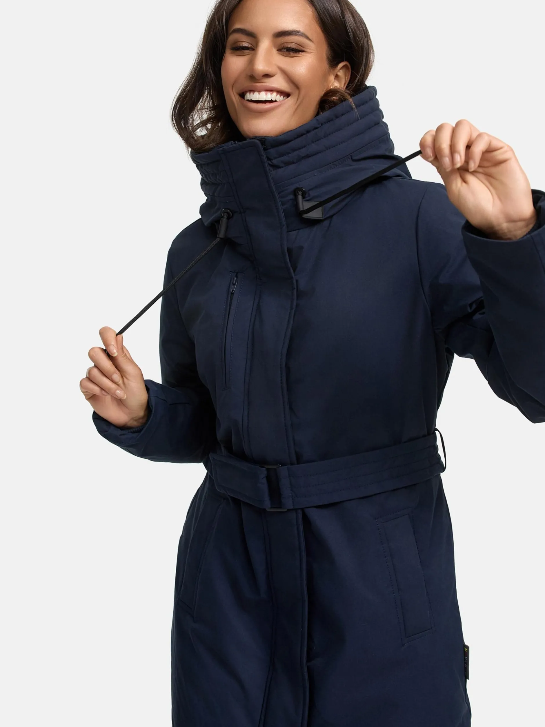 Navahoo Damen Parka - Eishauch 14 in marine