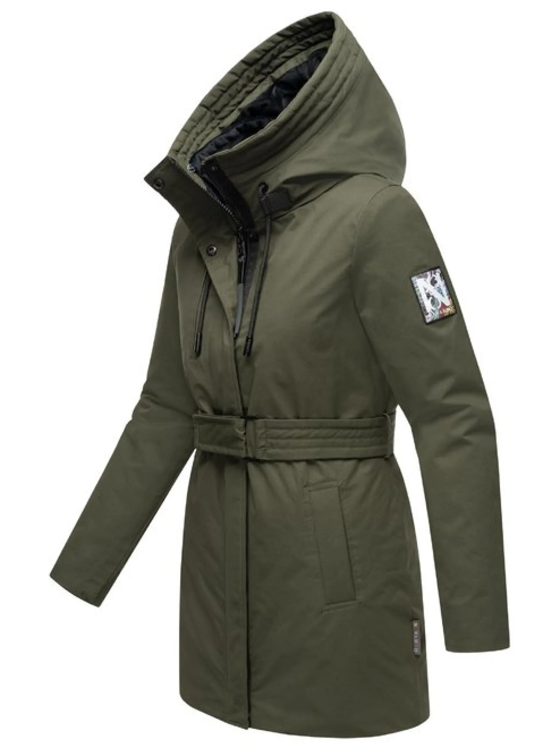 Navahoo Damen Parka - Eishauch 14 in oliv