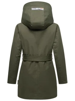 Navahoo Damen Parka - Eishauch 14 in oliv