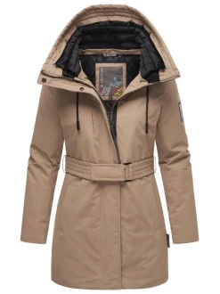 Navahoo Damen Parka - Eishauch 14 in taupe