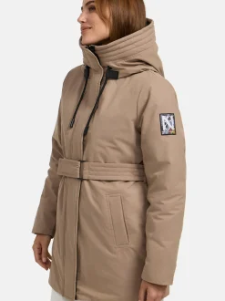 Navahoo Damen Parka - Eishauch 14 in taupe