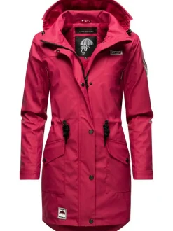 Navahoo Damen Regenjacke - Deike in fuchsia