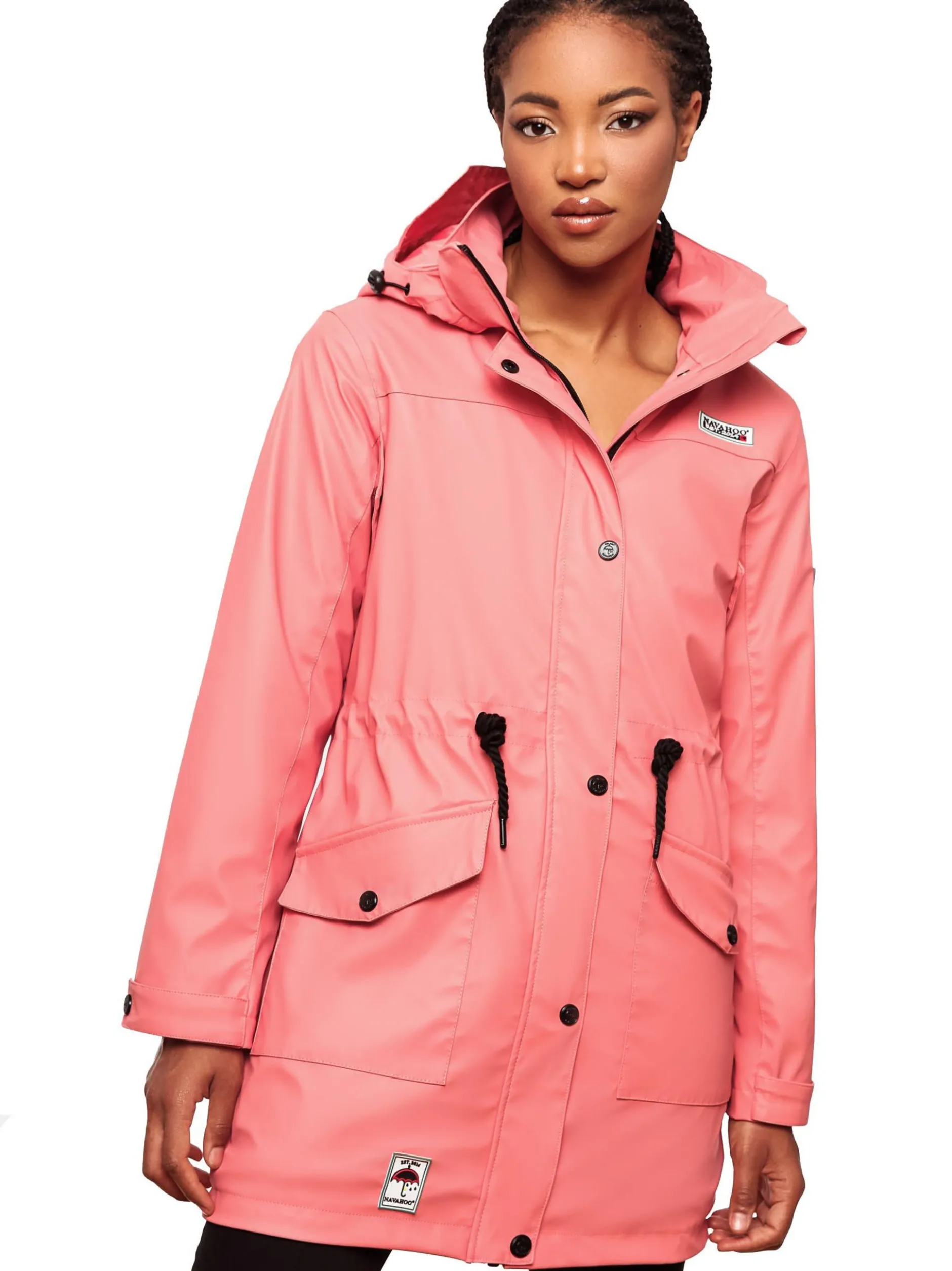 Navahoo Damen Regenjacke - Deike in koralle