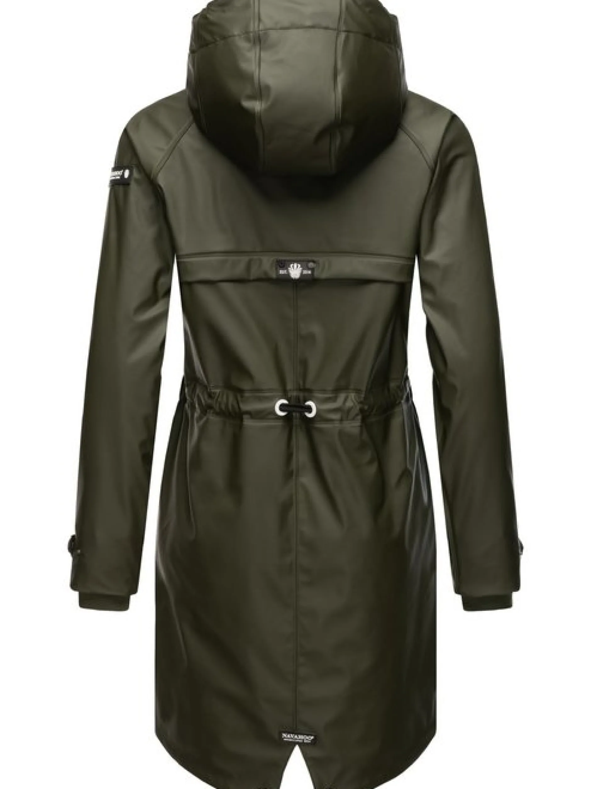 Navahoo Damen Regenjacke - Rainy Flower in oliv