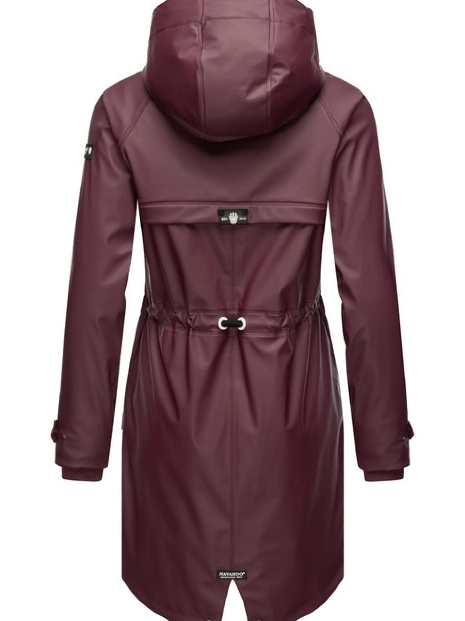 Navahoo Damen Regenjacke - Rainy Flower in bordeaux