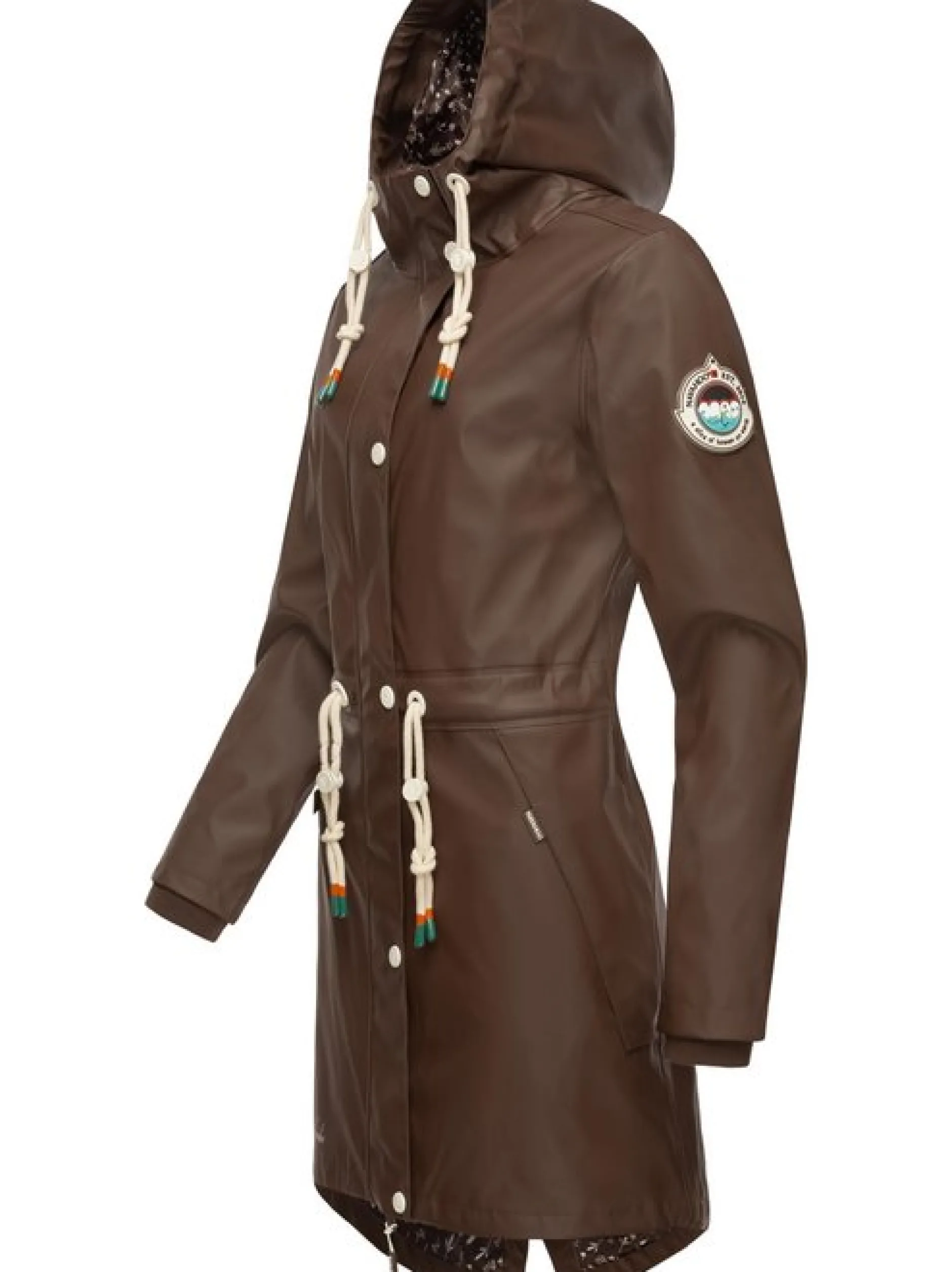 Navahoo Damen Regenjacke - Tropical Storm OO in schoko