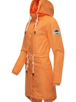Navahoo Damen Regenjacke - Tropical Storm OO in aprikot