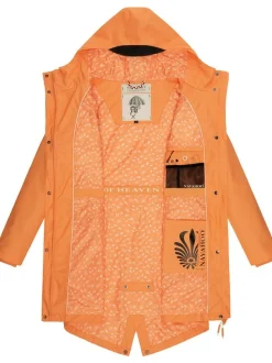 Navahoo Damen Regenjacke - Tropical Storm OO in aprikot