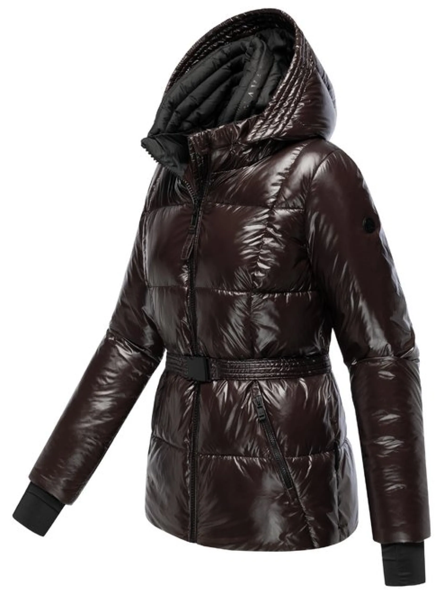 Navahoo Damen Steppjacke - Eisglanz 14 in schoko