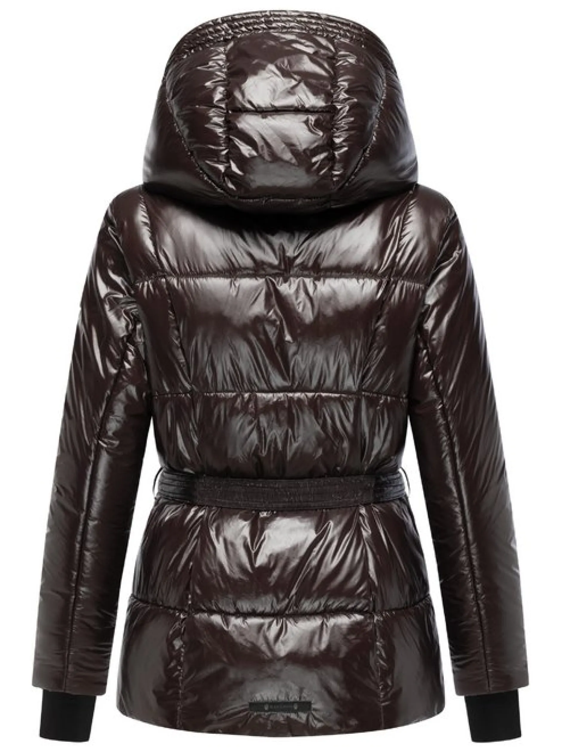 Navahoo Damen Steppjacke - Eisglanz 14 in schoko