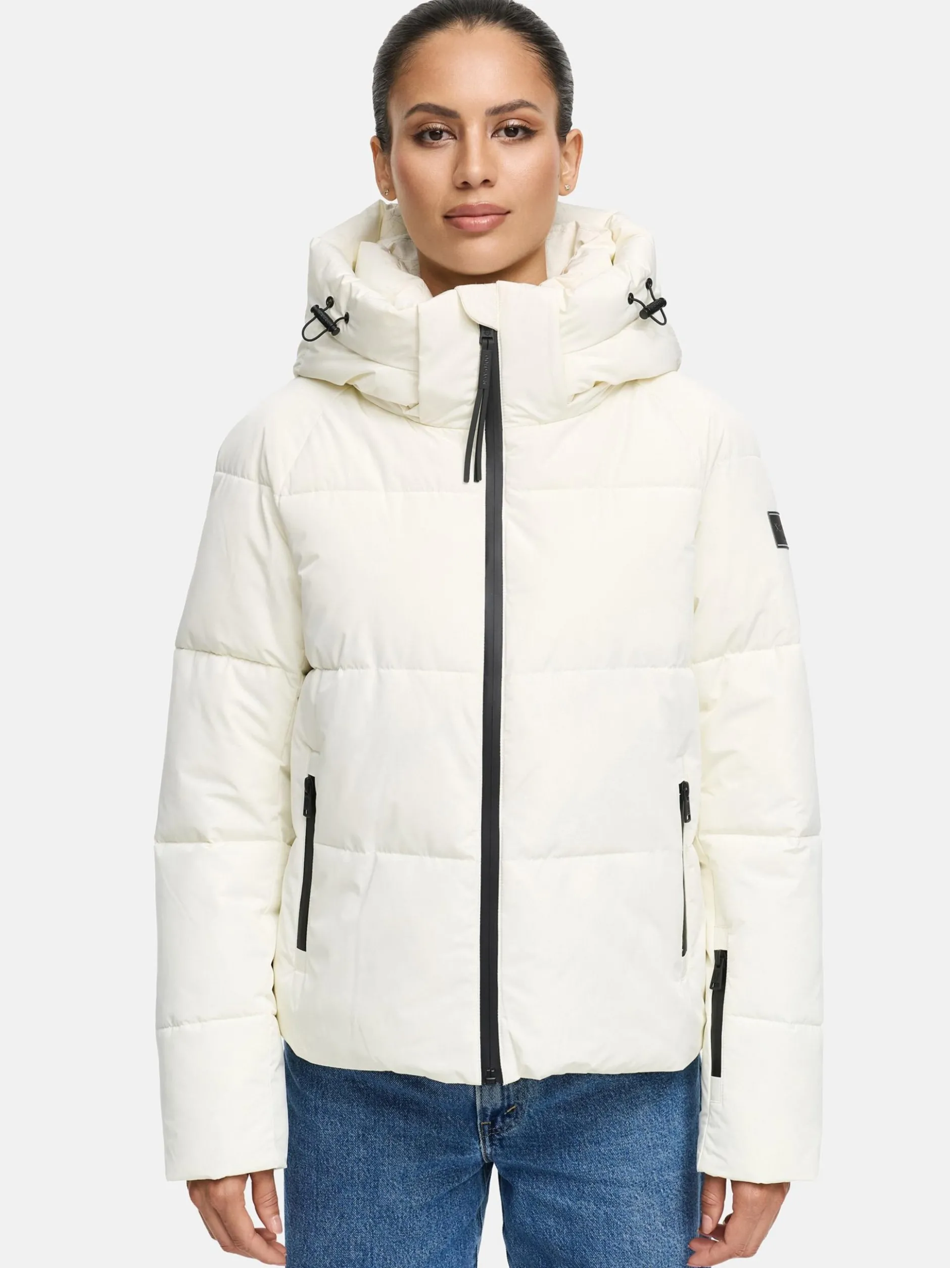 Navahoo Damen Steppjacke - Frostherz XIV in weiß