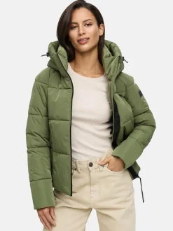 Navahoo Damen Steppjacke - Frostherz XIV in oliv