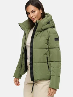 Navahoo Damen Steppjacke - Frostherz XIV in oliv