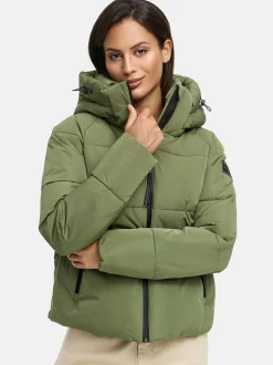 Navahoo Damen Steppjacke - Frostherz XIV in oliv