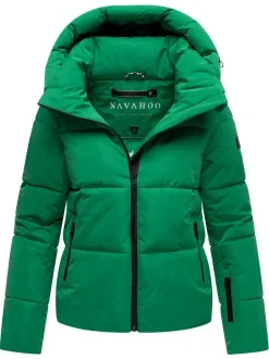 Navahoo Damen Steppjacke - Frostherz XIV in grün