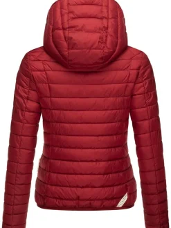Navahoo Damen Steppjacke - Ich Bin Hübsch in rot