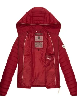 Navahoo Damen Steppjacke - Ich Bin Hübsch in rot