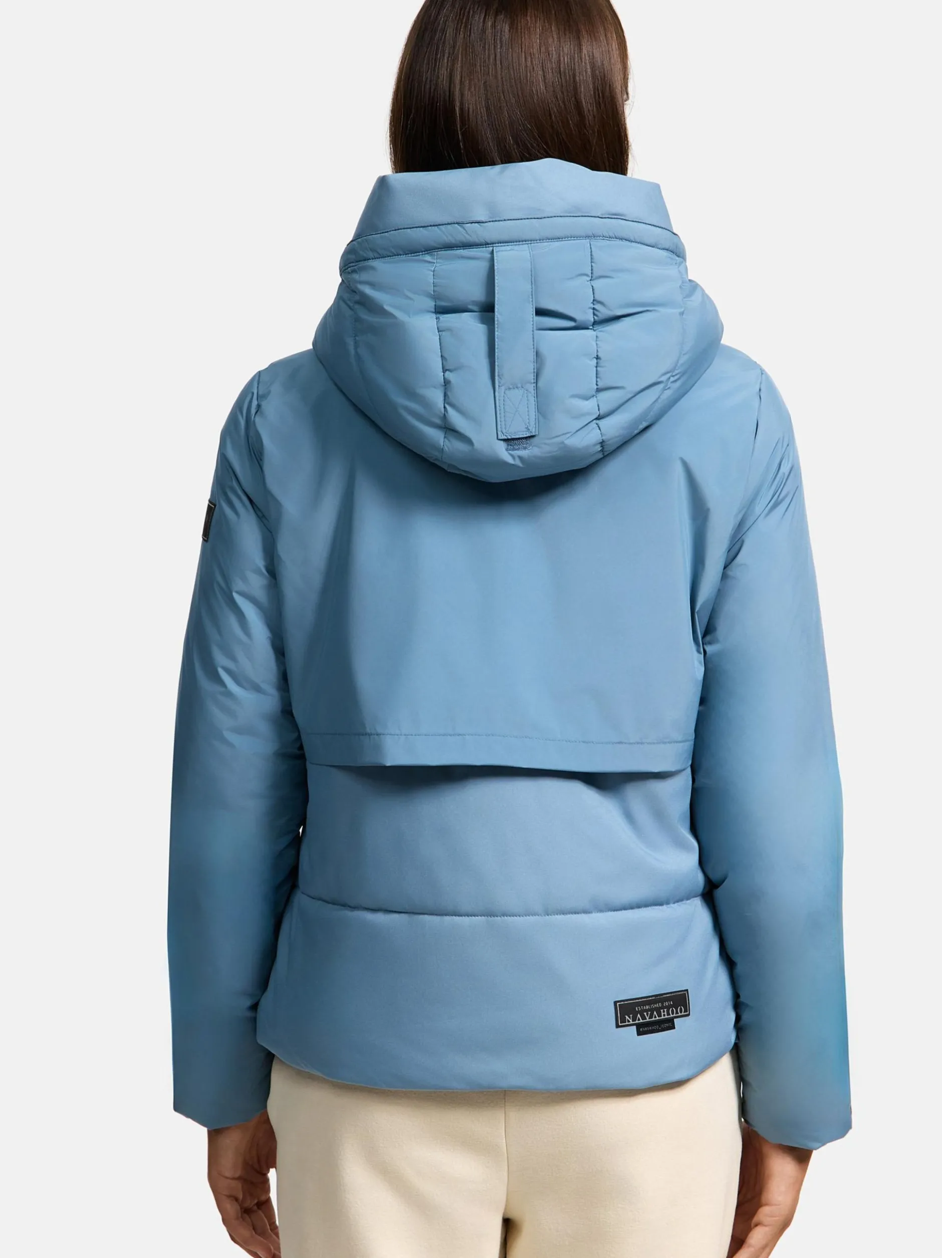 Navahoo Damen Steppjacke - Liebesküken XIV in blau