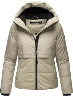 Navahoo Damen Steppjacke - Liebesküken XIV in ecru