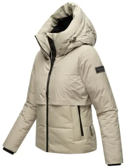 Navahoo Damen Steppjacke - Liebesküken XIV in ecru